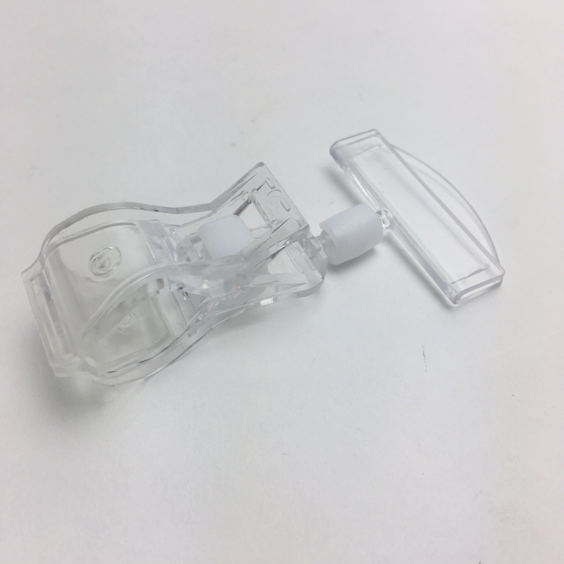 Porte-étiquette flexible à clipser sur Tube Lean