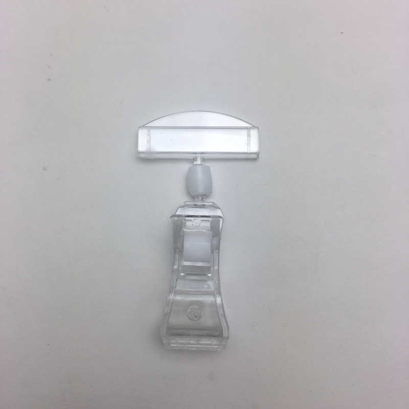 pince porte etiquette pour panier 