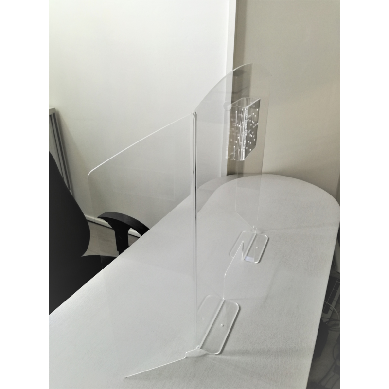 vitre paroi plexiglas protection des virus et corona virus  pour bureau et accueil 