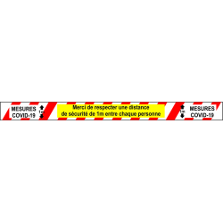 Bande adhésive marquage au sol - distance à respecter #VLE2031 Bande adhésive marquage au sol - distance à respecter #VLE2031