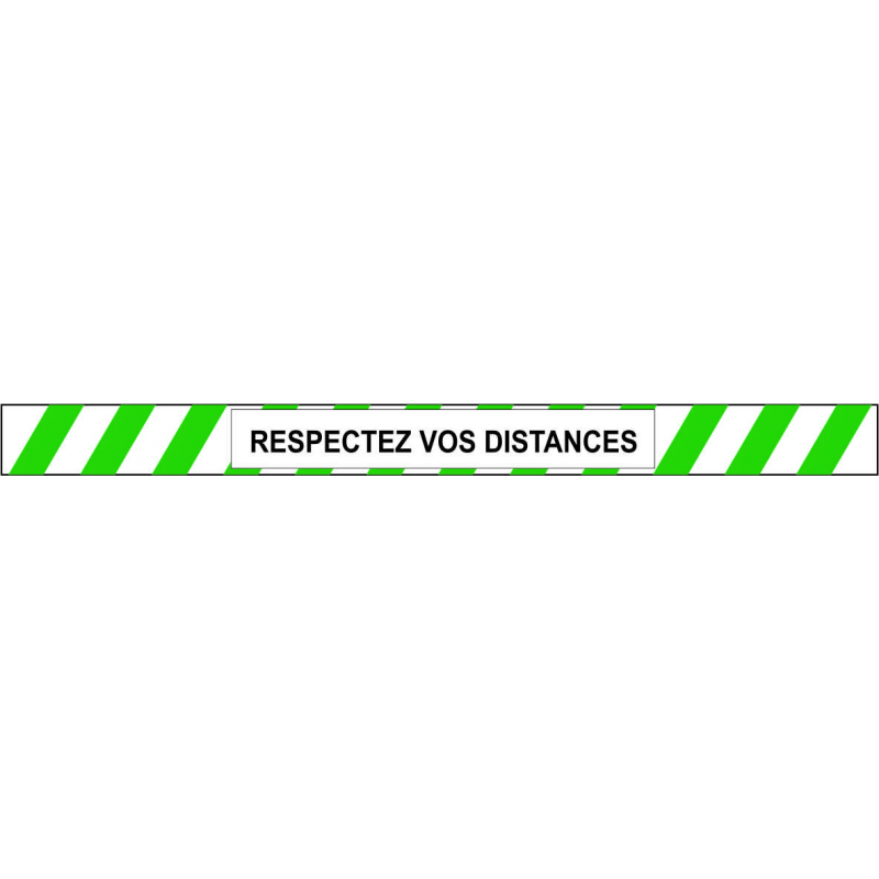 Bande adhésive marquage au sol - distance à respecter #VLE2031