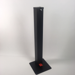 Borne de désinfection noir