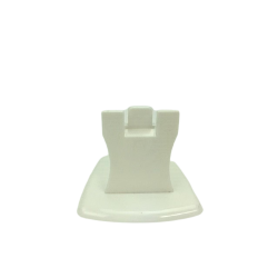 Porte-étiquette injecté blanc