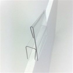 Chevalet porte-étiquette à pince verticale #VPE1041