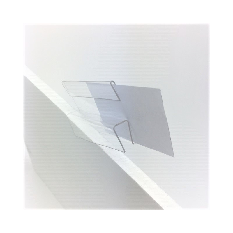 Chevalet porte-étiquette à pince verticale #VPE1041