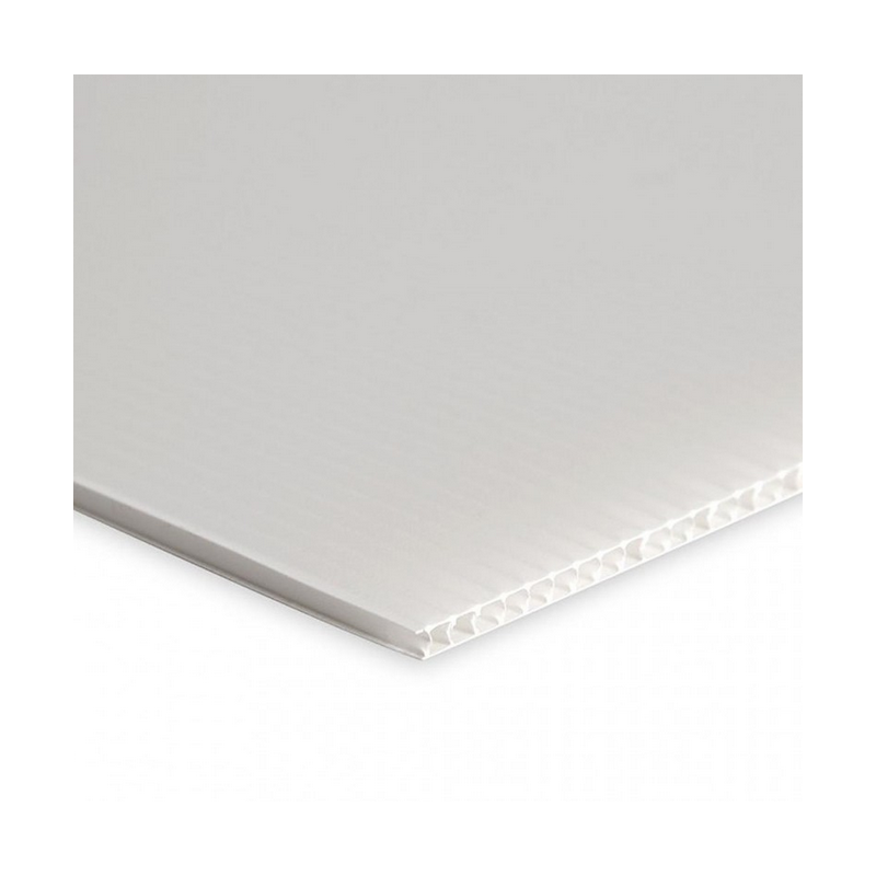 Plaque de Polypropylene (PP) Alvéolaire Blanc 450gr m² - SIGMA