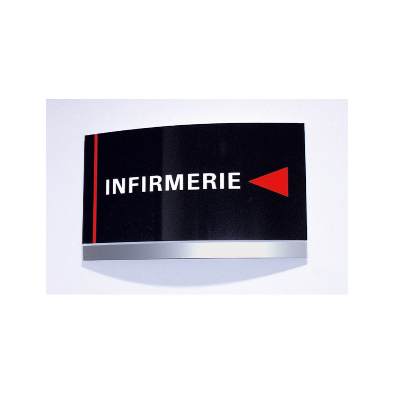 signaletique galbée