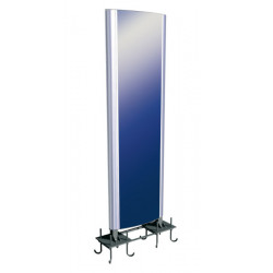 Totem double face elliptique avec profil 157mm