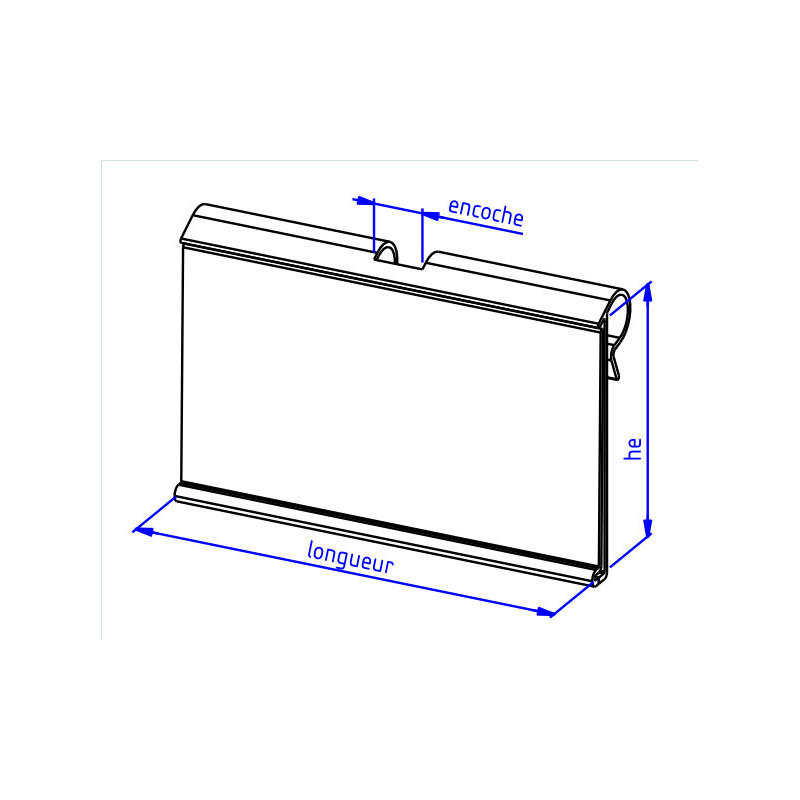 porte étiquette plan