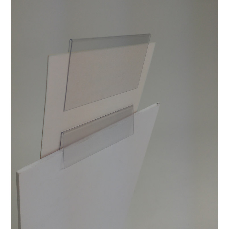 porte-étiquette large pour profil de rayon