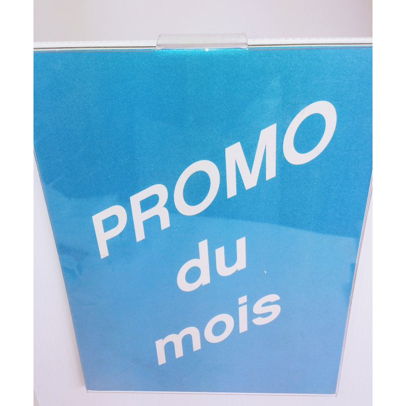 porte étiquette avec crochet de suspension #VPE0271