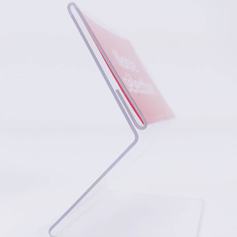 chevalet porte étiquette réhaussé # VPE1061