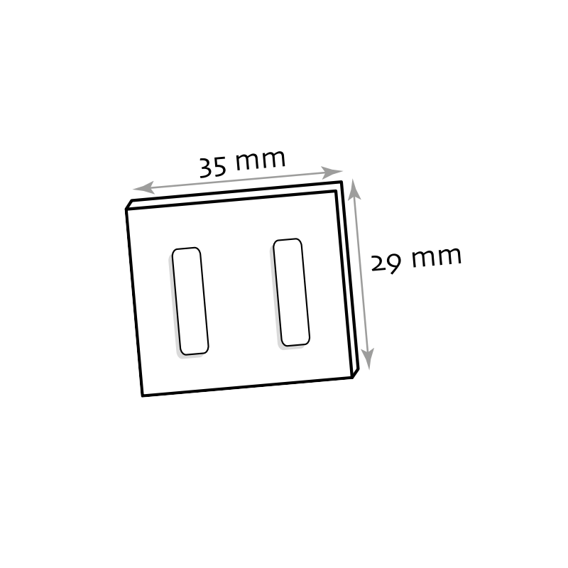 Plaquette adhésive Klick d'étiquette #VPE1535
