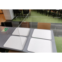 Plaque plexiglass 4mm sanitaire blanc