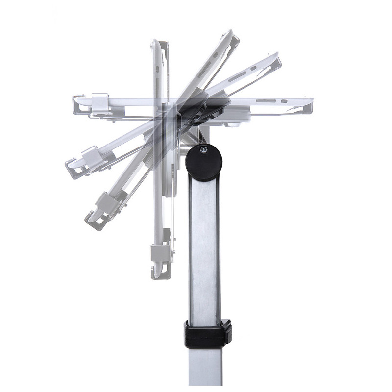 Présentoir tablette sur pied télescopique # VIP0201