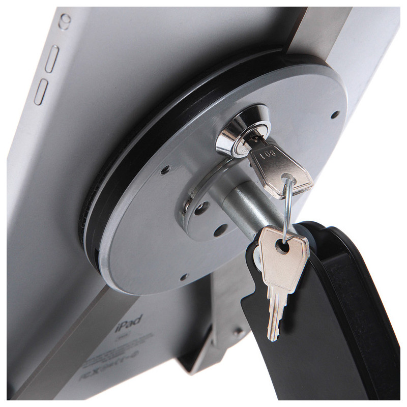 Présentoir porte Tablette tactile sécurisé à clé #VIP0207