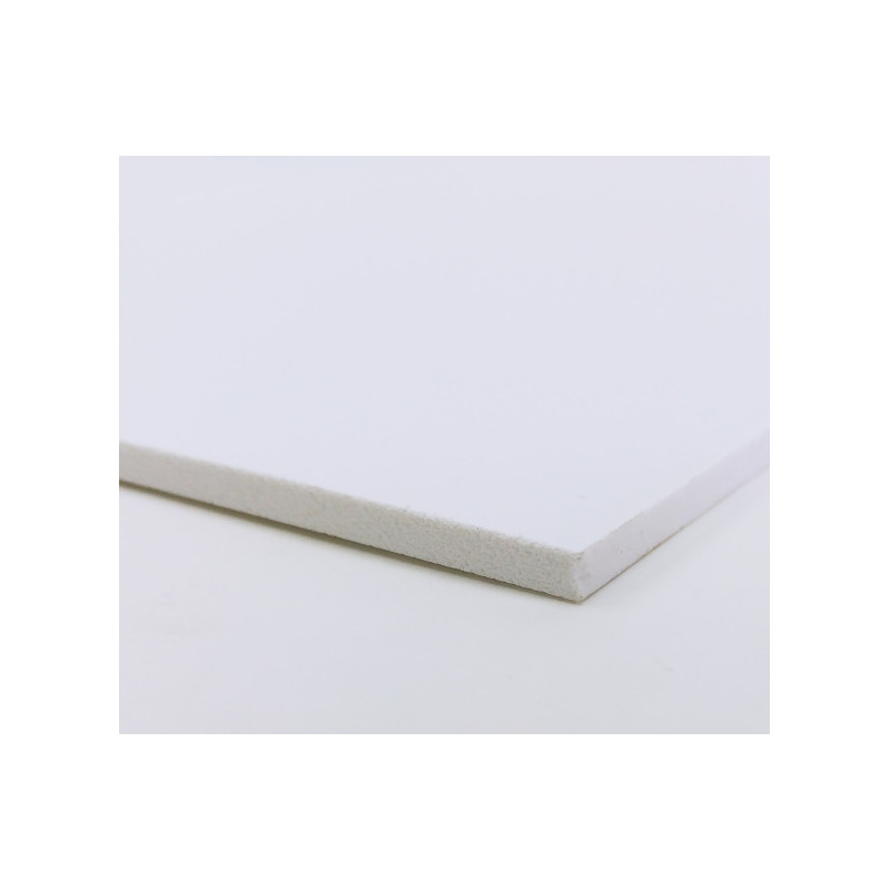 Plaque PVC expansé Blanc surface satinée SIGMA