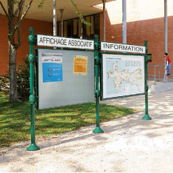 Panneau d'affichage libre pour 24 format A4 #MU4183