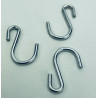 Lot de crochets S asymétrique métal #VAC0617