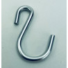 Lot de crochets S asymétrique métal #VAC0617