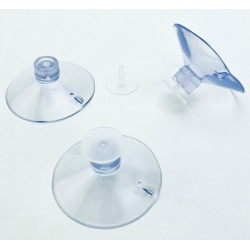 Ventouse en PVC transparent - Accessoires de fixation PLV