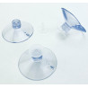 ventouse transparente avec punaise pour plv  #VAC6221
