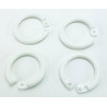 Lot d'anneaux brisés plastique #VAC0631
