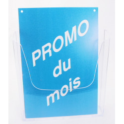 Porte brochure A4 mural