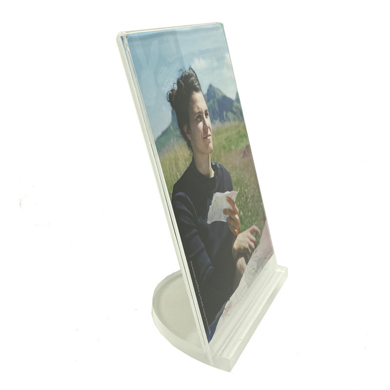 Porte-étiquette plexi embase 1/2 lune #VPE0341