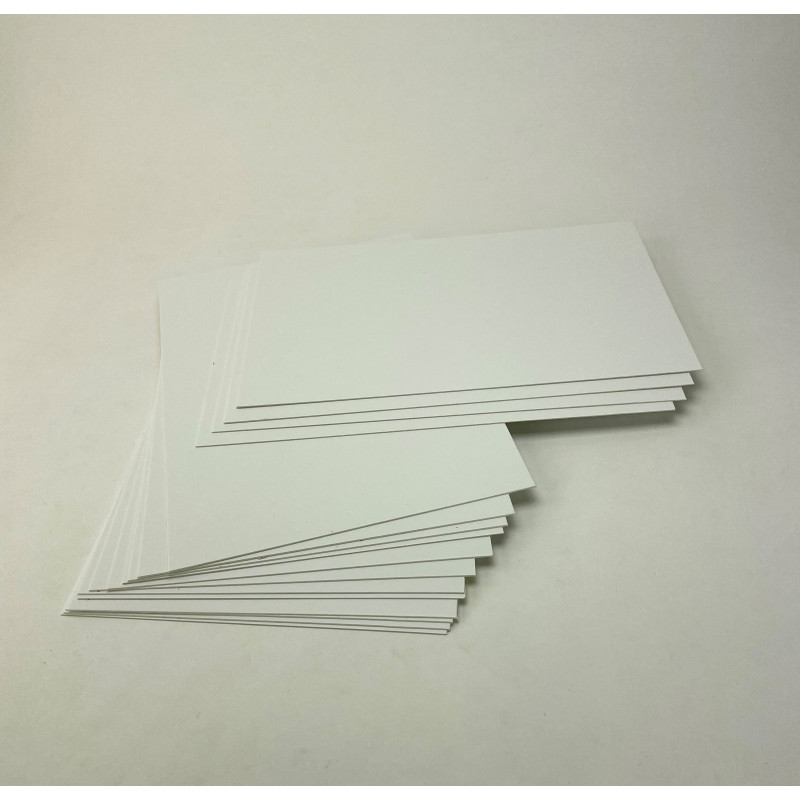 Plaque carton traiteur blanche 59,2 x 39,5 cm