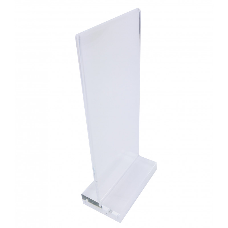 Porte-étiquette socle plexi 20mm #VPE0491