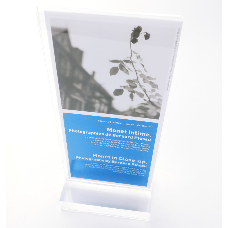 Porte-étiquette socle plexi 20mm #VPE0491