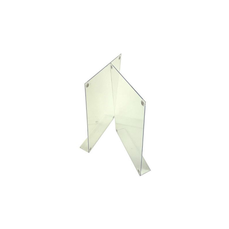 Chevalet porte étiquette en T magnétique ouvert #VPE0033