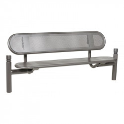 Banc métal droit