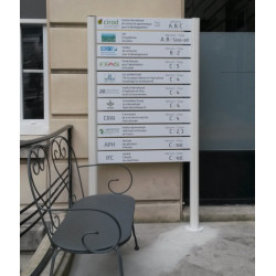 Réalisation Bi mât pour bâtiment de recherche