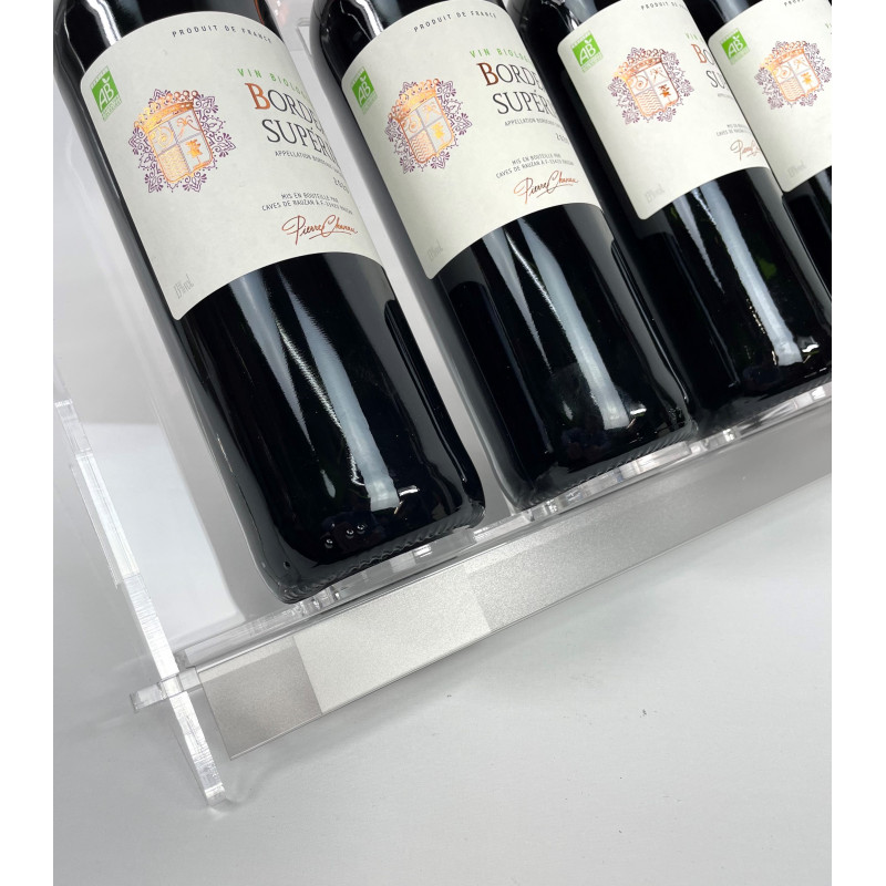 Porte bouteille incliné en Plexiglas