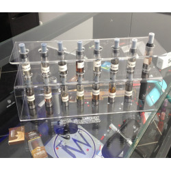 Réalisation Présentoir cigarrette électronique de comptoir