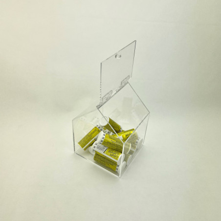 Boîte Bac Soldeur carré plexiglass pour Produits Vrac - SIGMA