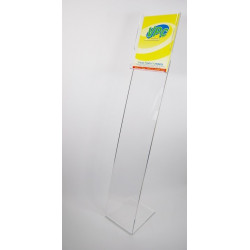 Présentoir de sol en plexi pour brochures A4