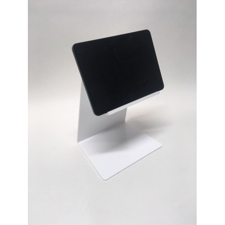 photo Support tablette rehaussée en plexi avec tablette en exemple photo Support tablette rehaussée en plexi avec tablette en exemple
