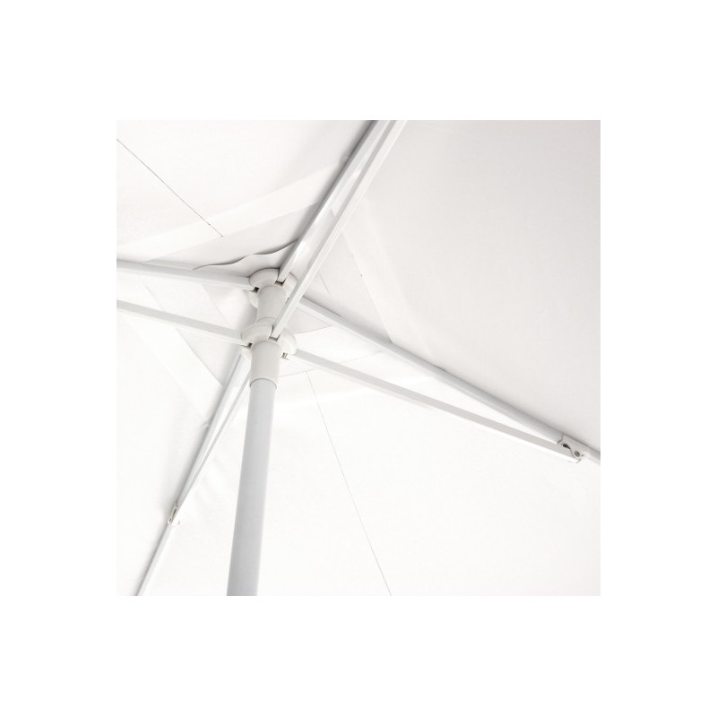 vue d'intérieur : PARASOL carré marketing personnalisable