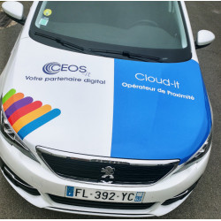 Réalisation Marquage véhicule commercial lettrage et covering