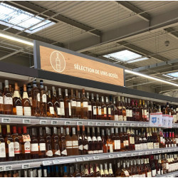Réalisation d'un panneau de signalétique magasin