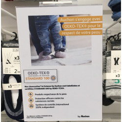 Réalisation de pochette porte etiquette pour broche de linéaire