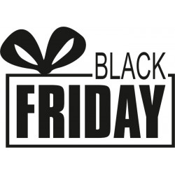 Lettrage BLACK FRIDAY Adhésif de Vitrine