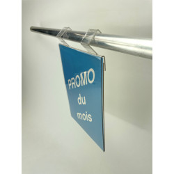 Porte affiche avec Crochets support rectangulaire