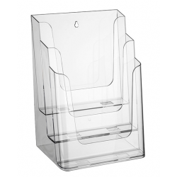 Porte-brochures 3 niveaux A4