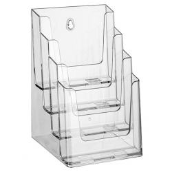 Porte-brochures 4 niveaux A5