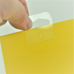 Hang Tab porte produit pour Broches 50 x 50mm, Rouleau de 1000