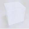 Cube présentoir plexiglas blanc 5